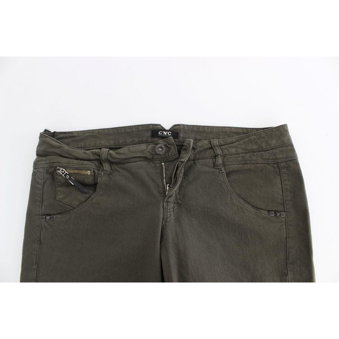 Green slim leg jeans - coffeewithmee2