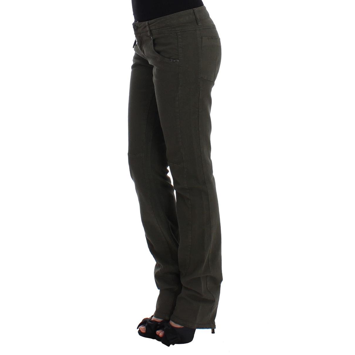 Green slim leg jeans - coffeewithmee2