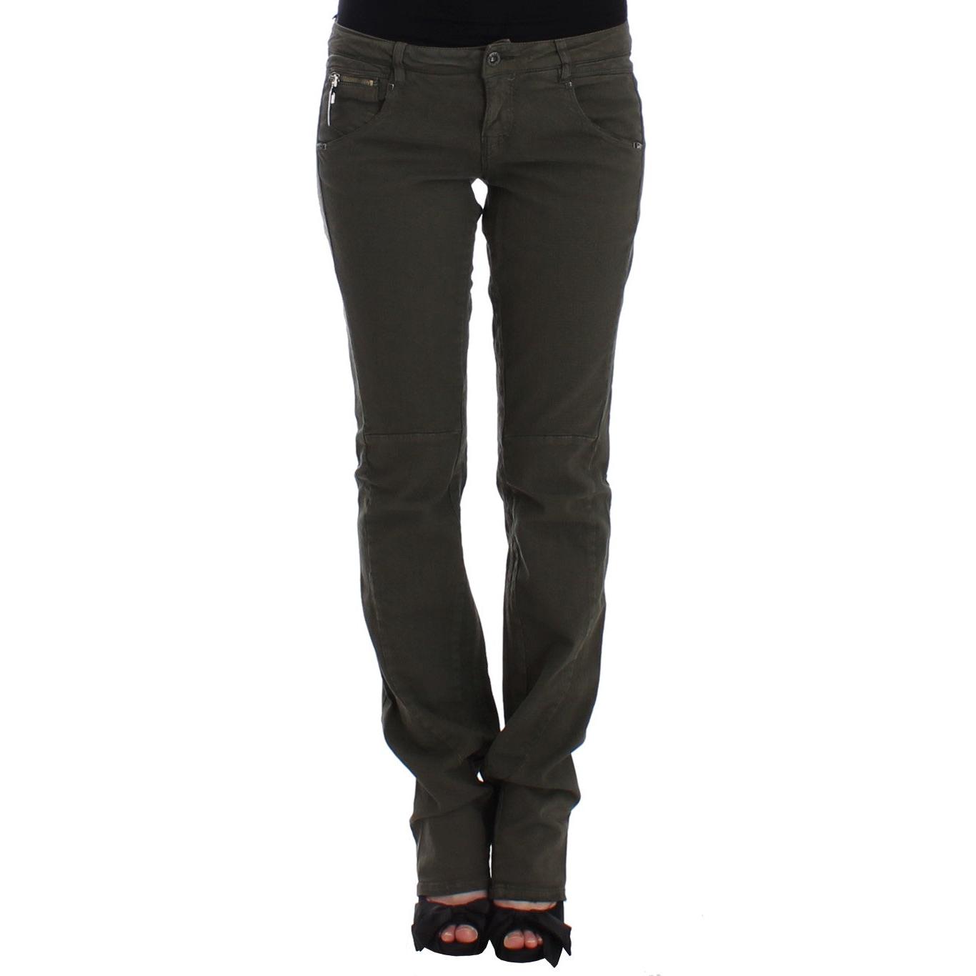 Green slim leg jeans - coffeewithmee2