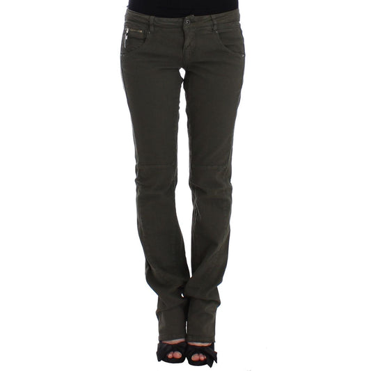 Green slim leg jeans - coffeewithmee2