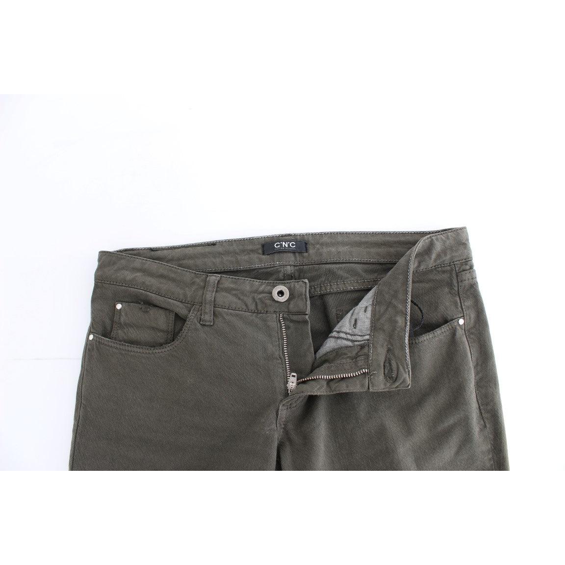 Green slim leg jeans - coffeewithmee2