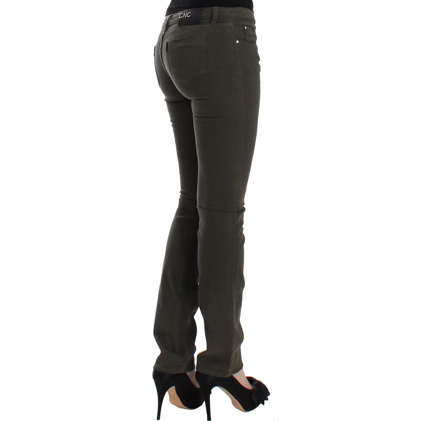 Green slim leg jeans - coffeewithmee2