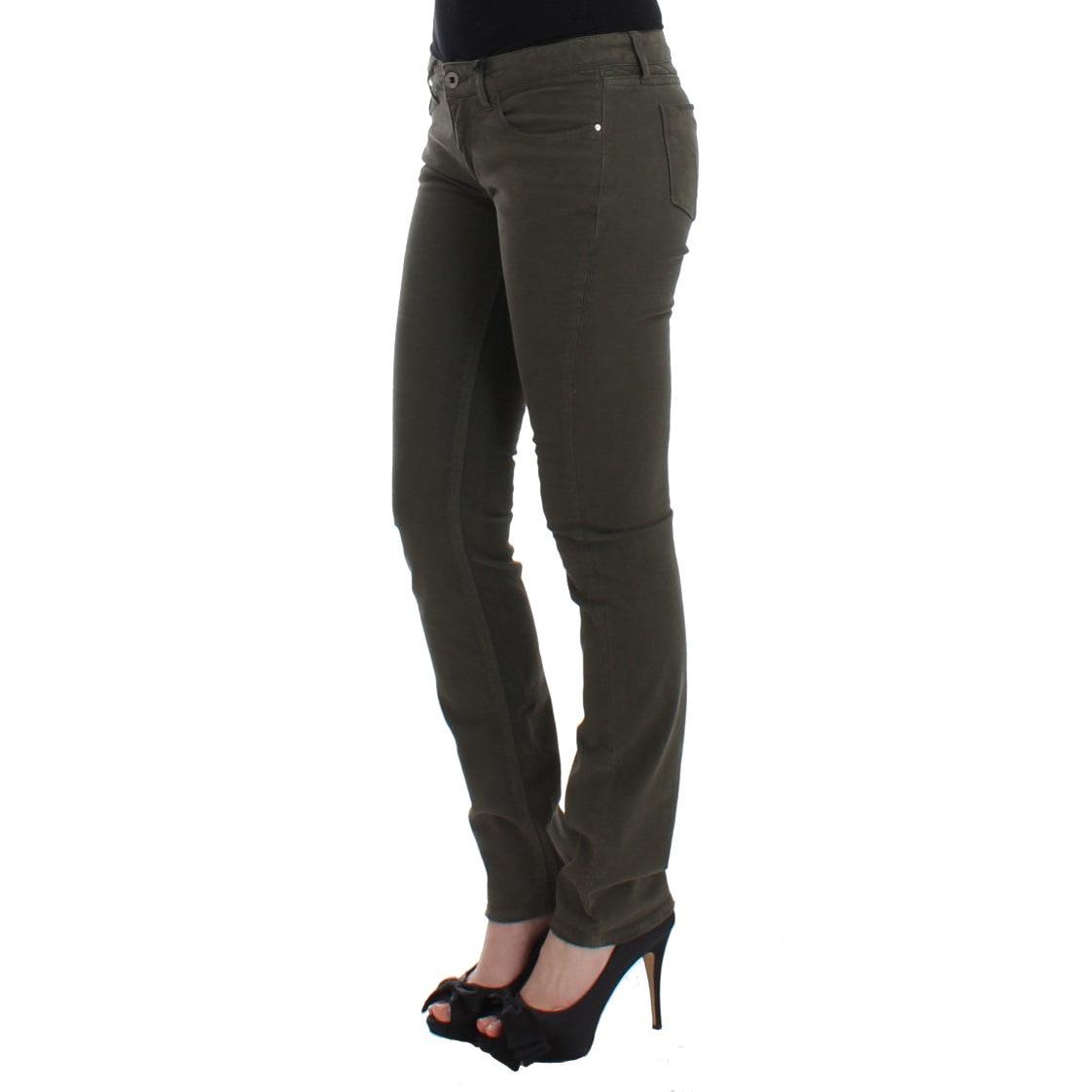 Green slim leg jeans - coffeewithmee2
