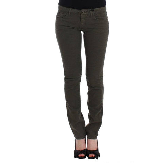 Green slim leg jeans - coffeewithmee2