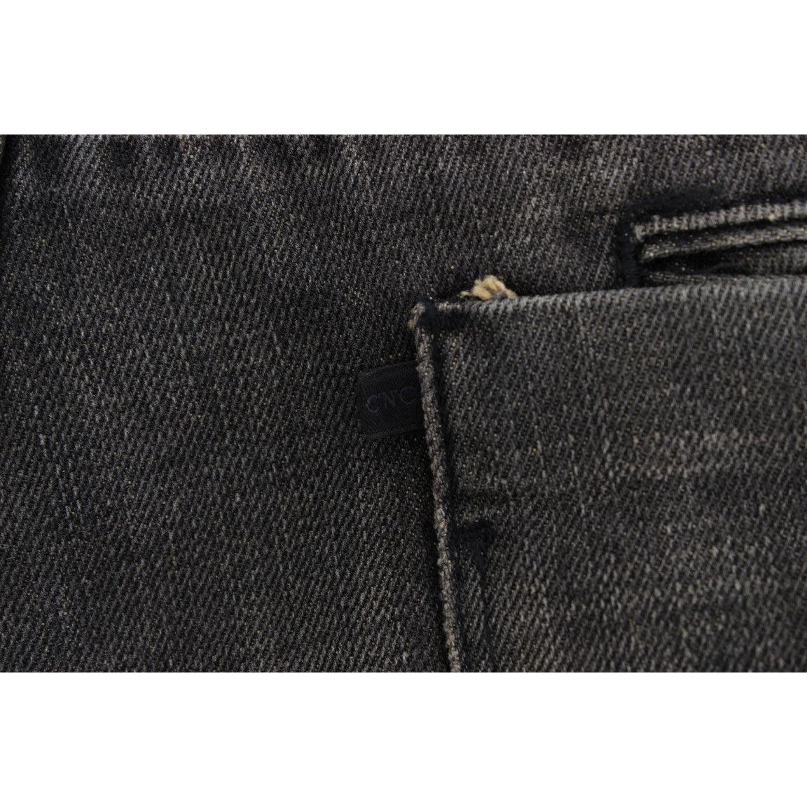 Gray distressed jeans - coffeewithmee2