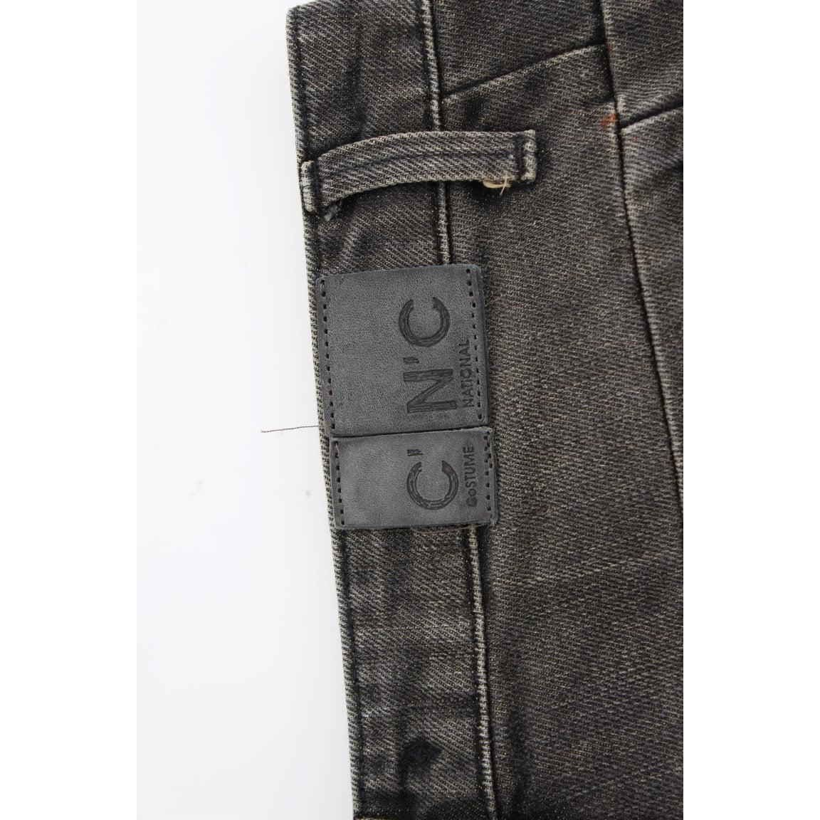 Gray distressed jeans - coffeewithmee2