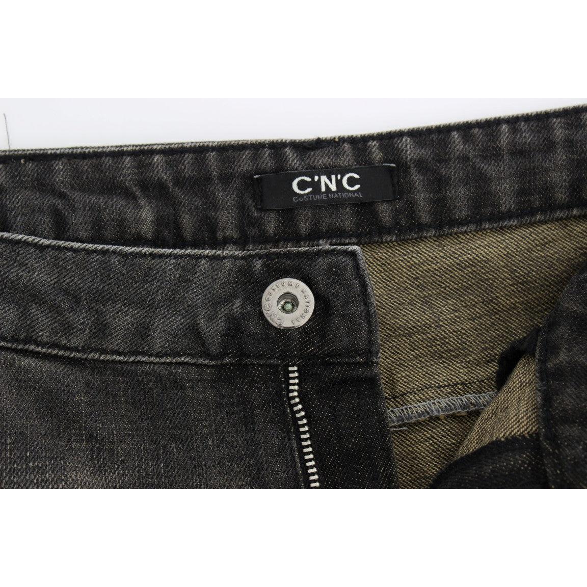 Gray distressed jeans - coffeewithmee2