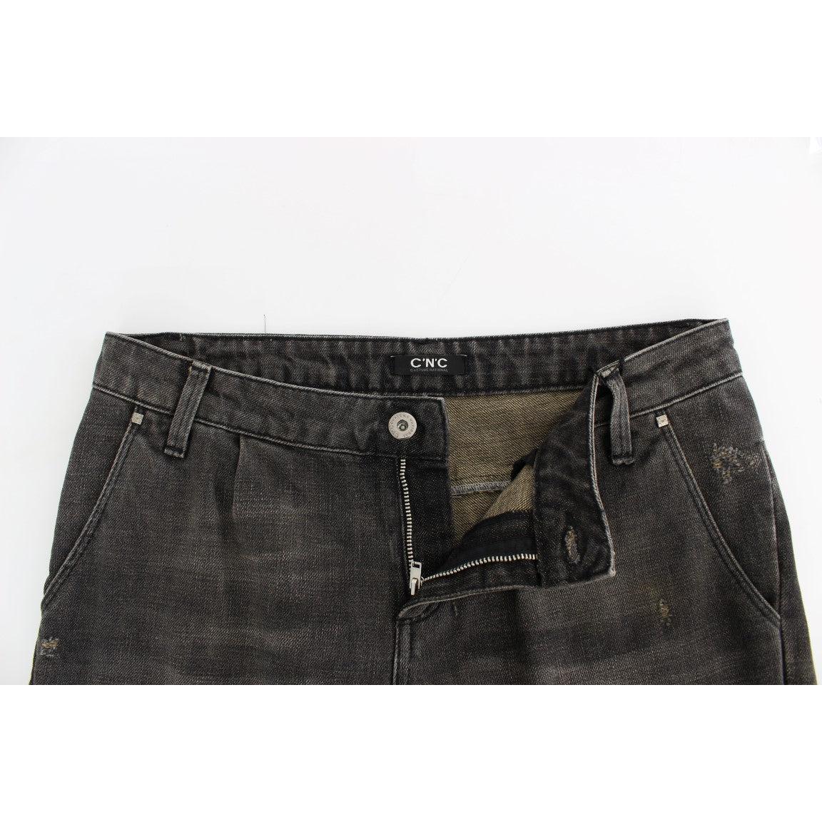 Gray distressed jeans - coffeewithmee2