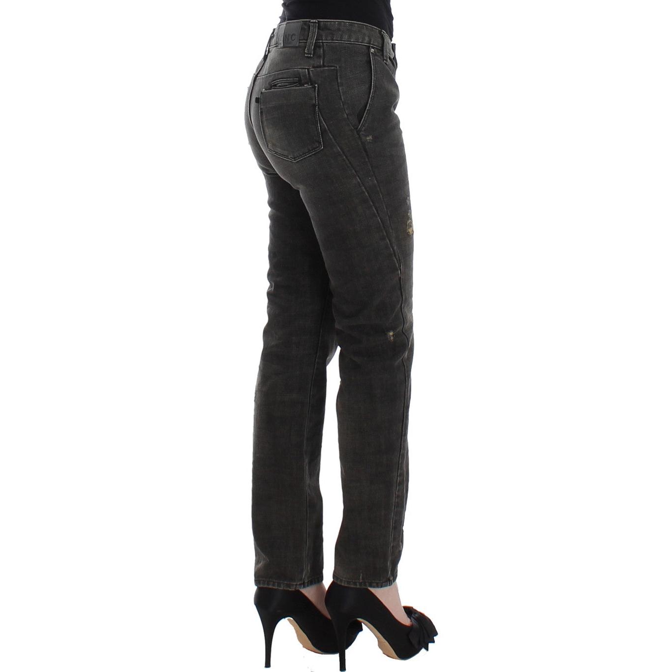 Gray distressed jeans - coffeewithmee2