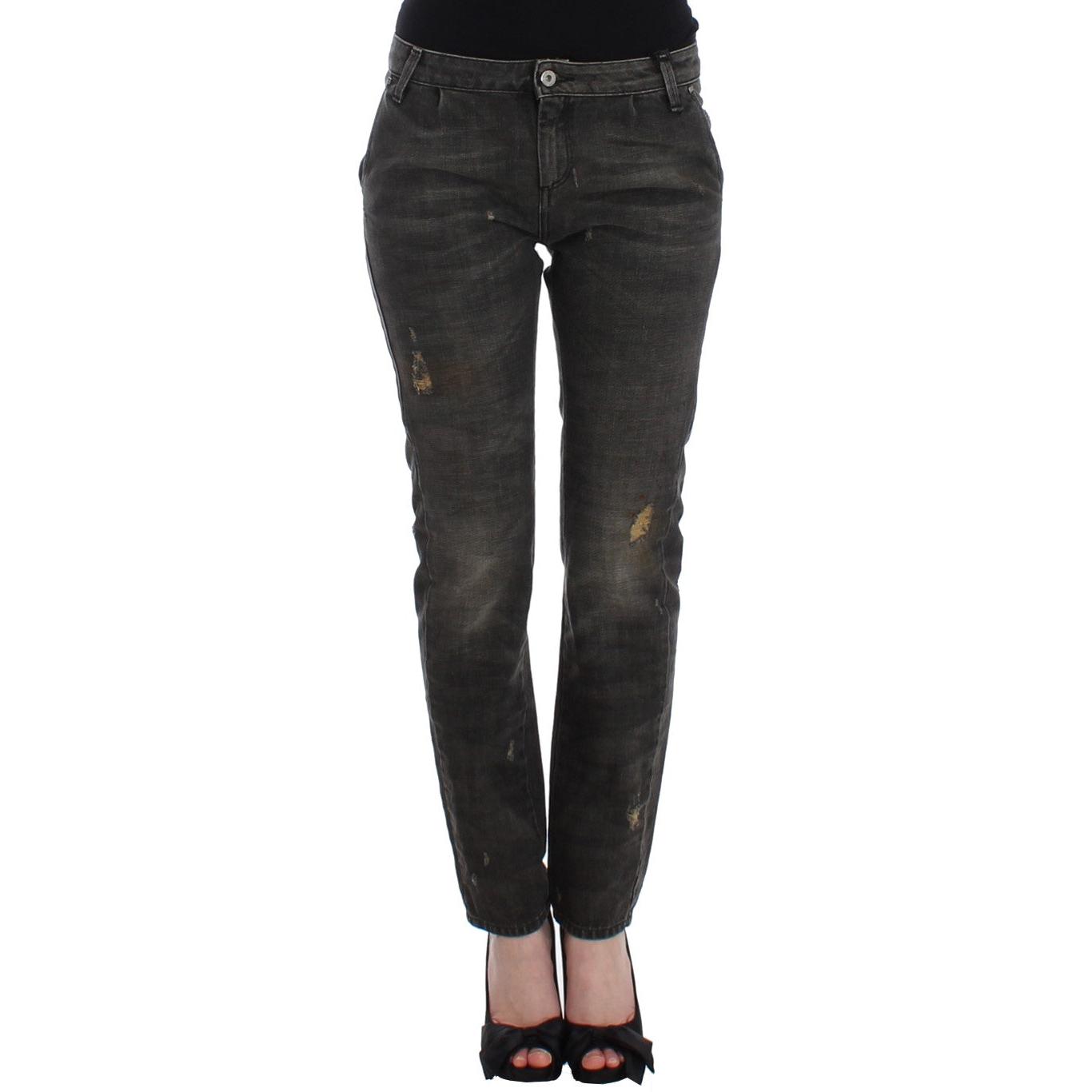 Gray distressed jeans - coffeewithmee2