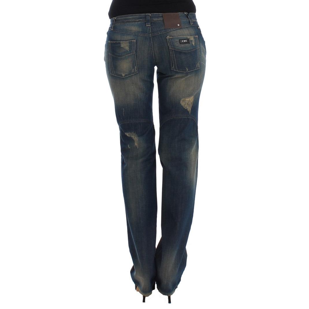 Blue straight leg jeans - coffeewithmee2
