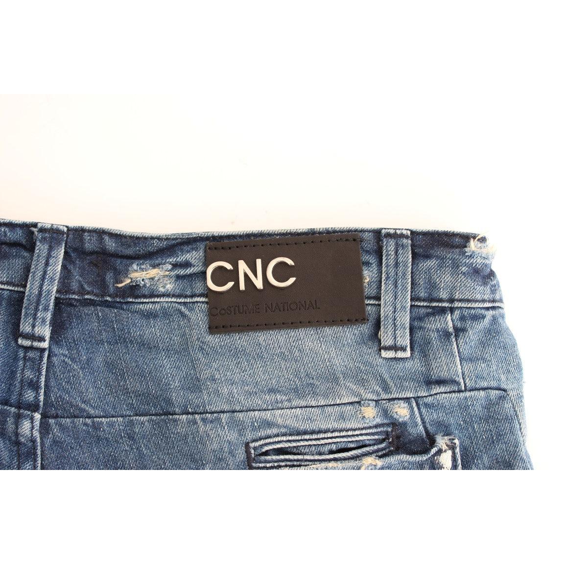 Blue distressed boyfriend jeans - coffeewithmee2