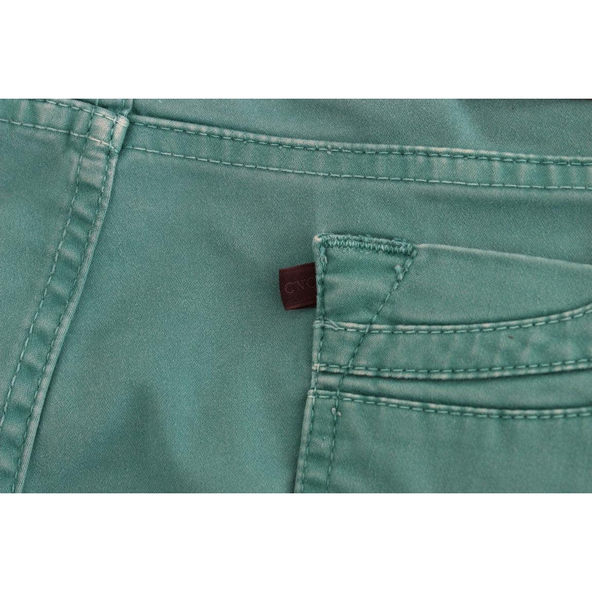 Green straight leg jeans - coffeewithmee2