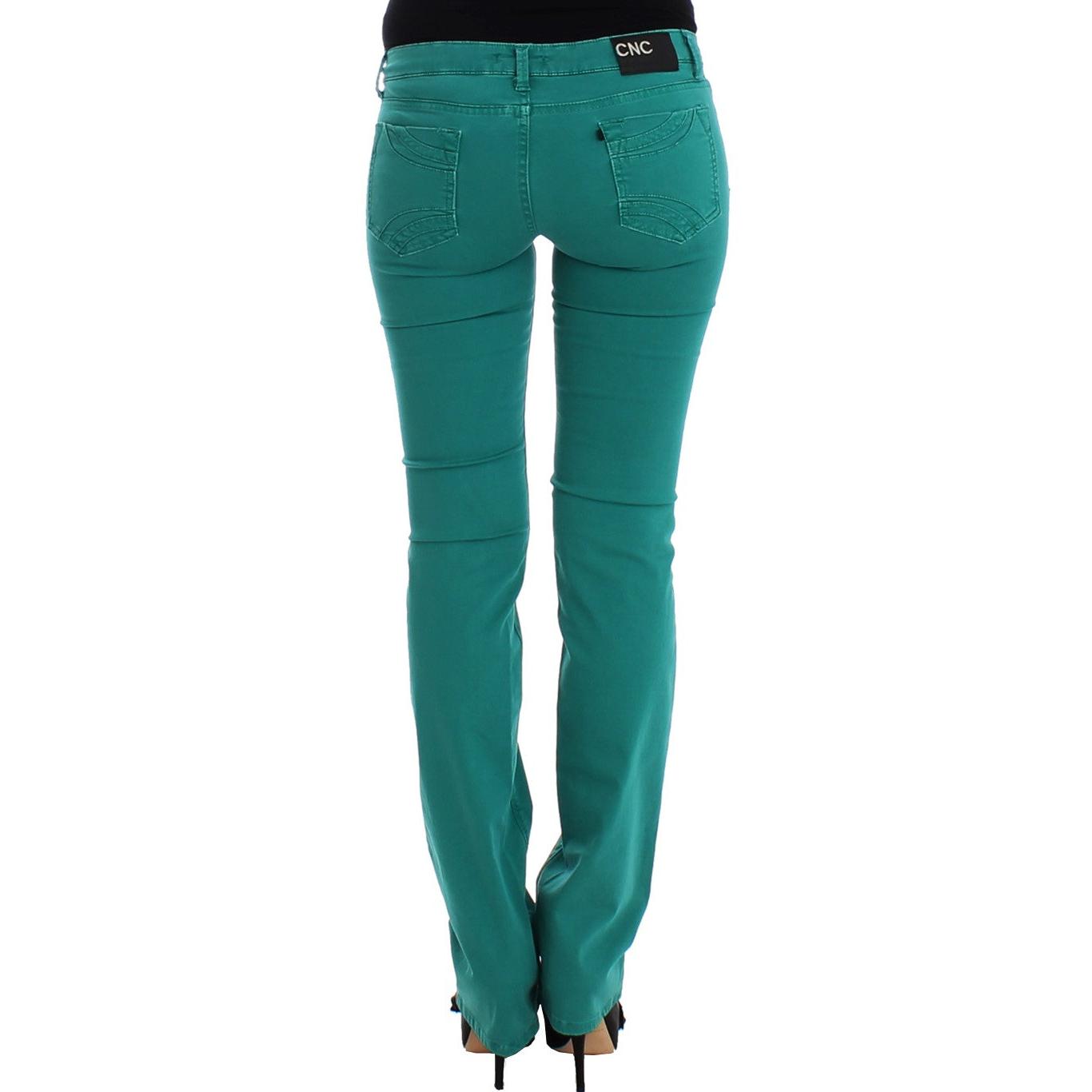 Green straight leg jeans - coffeewithmee2