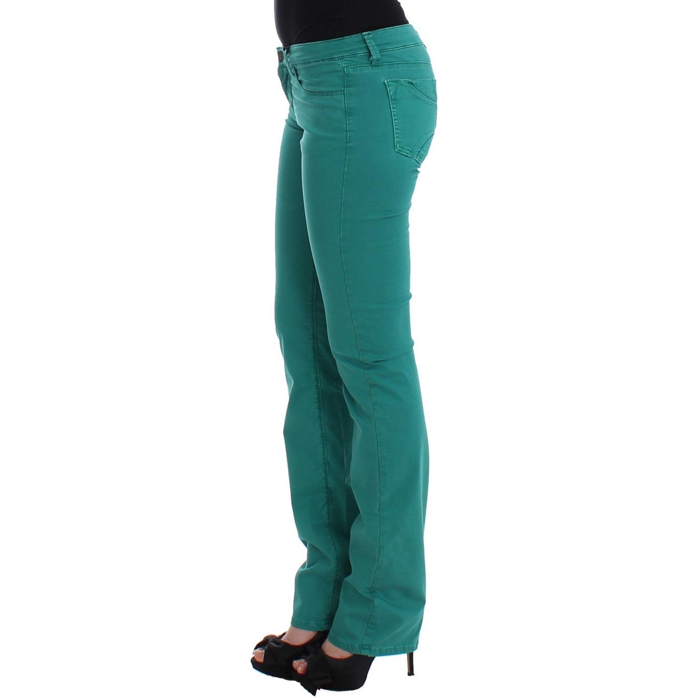 Green straight leg jeans - coffeewithmee2