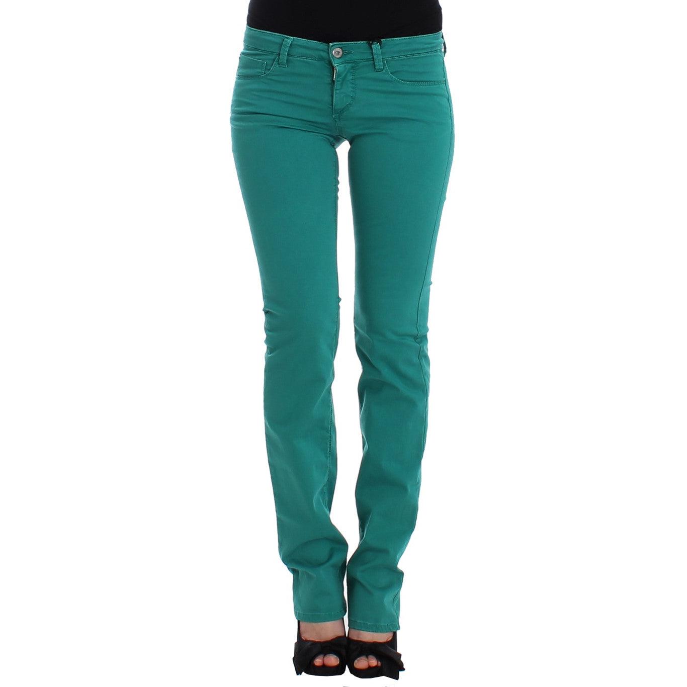 Green straight leg jeans - coffeewithmee2