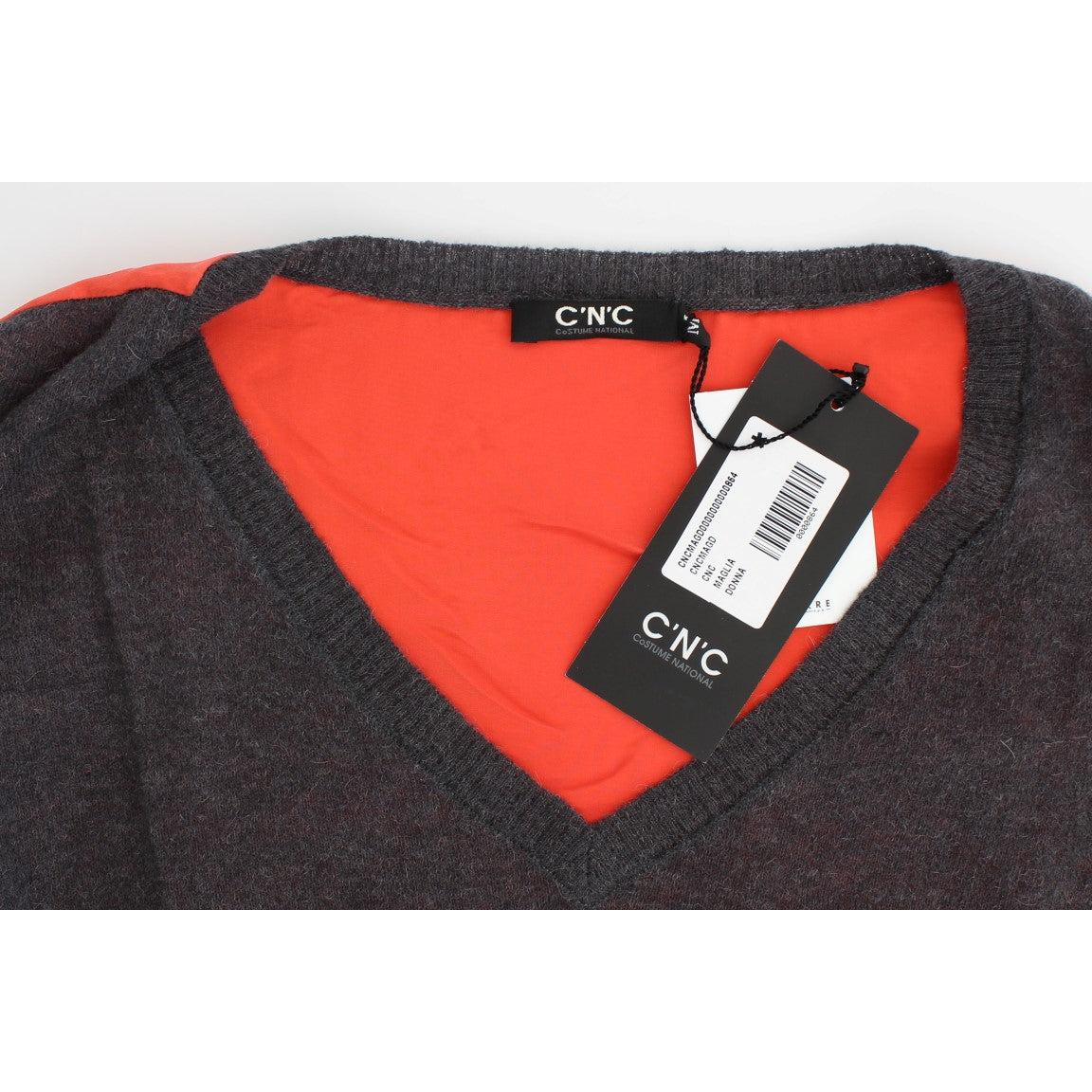 Gray short sleeved sweater - coffeewithmee2