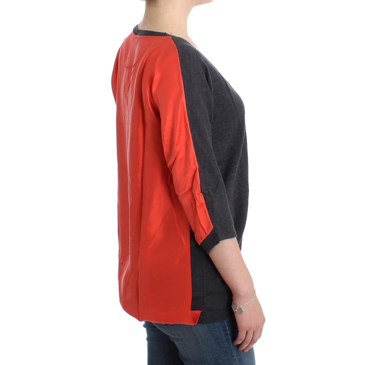 Gray short sleeved sweater - coffeewithmee2