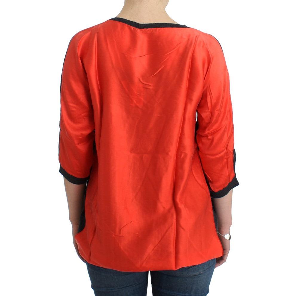 Gray short sleeved sweater - coffeewithmee2