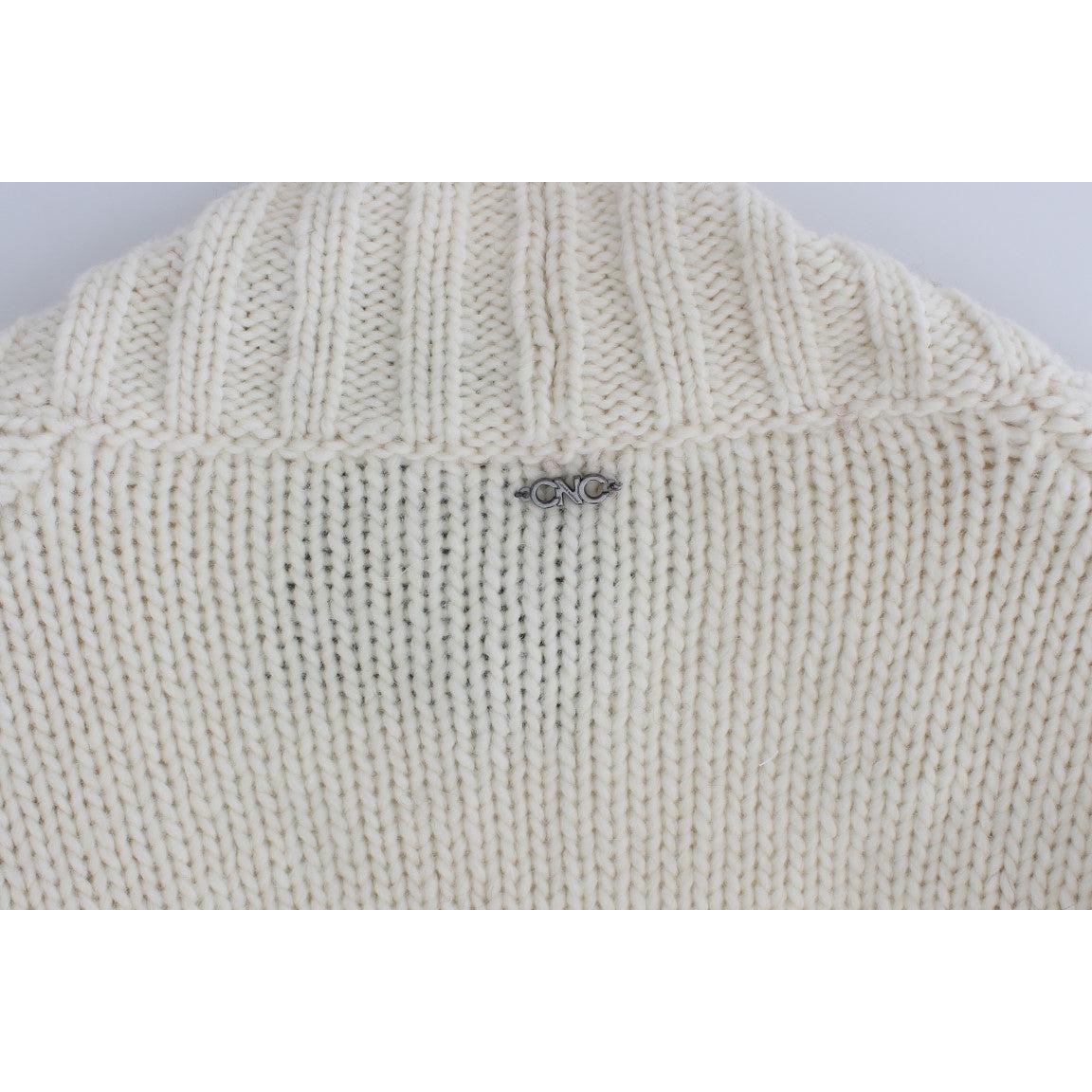 White knitted cardigan - coffeewithmee2