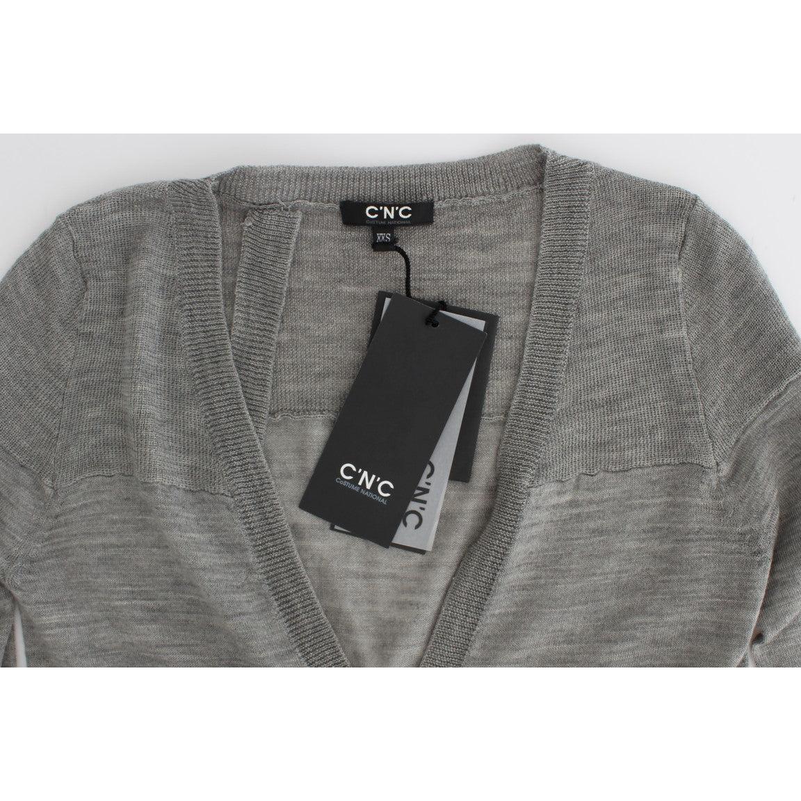 Gray lightweight cardigan - coffeewithmee2