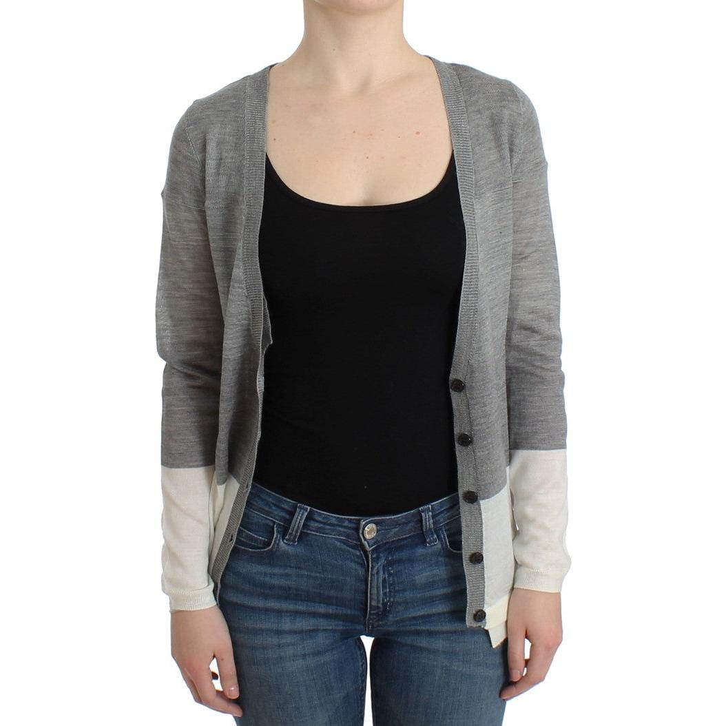 Gray lightweight cardigan - coffeewithmee2