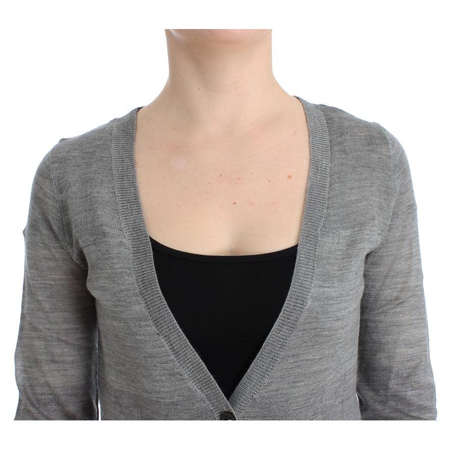 Gray lightweight cardigan - coffeewithmee2