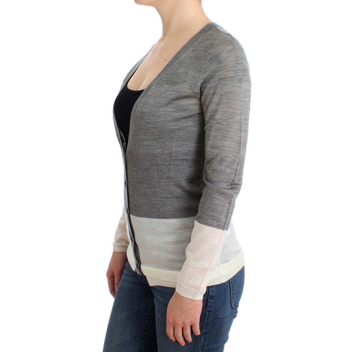 Gray lightweight cardigan - coffeewithmee2