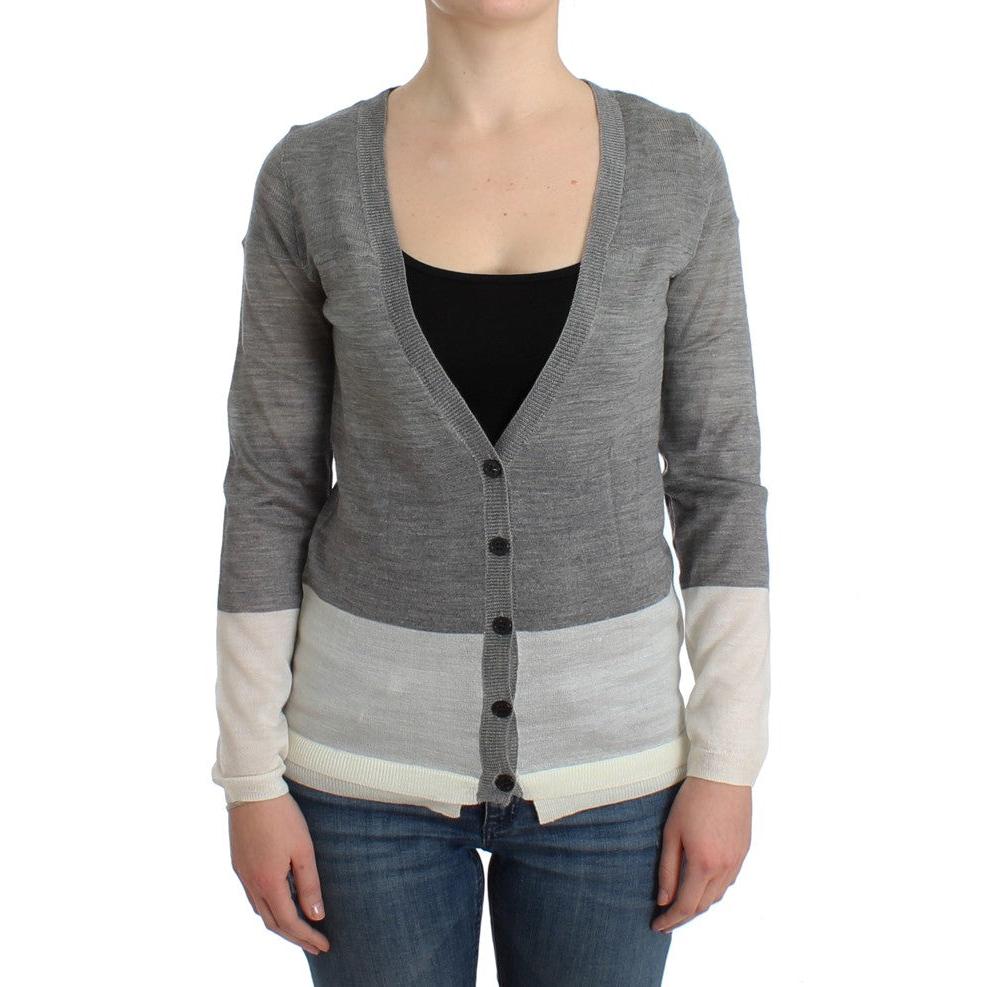 Gray lightweight cardigan - coffeewithmee2