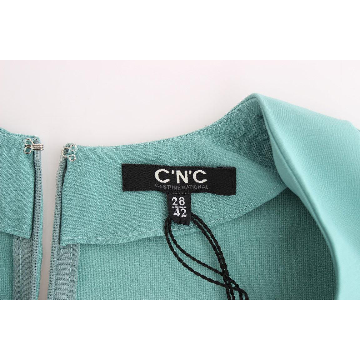 Green 3/4 sleeved sheath dress - coffeewithmee2