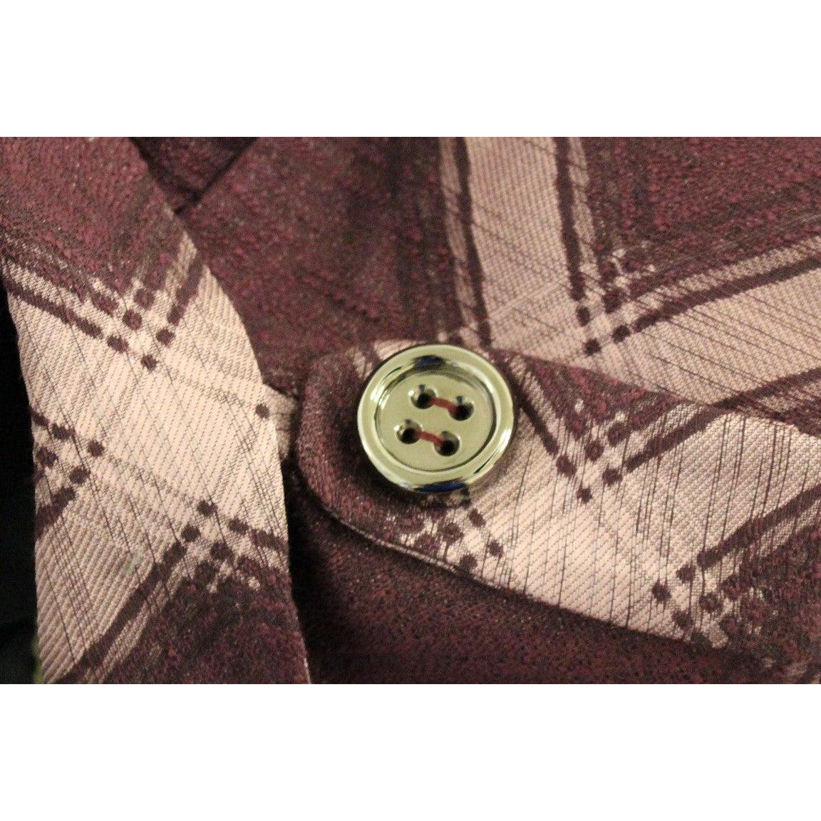 Purple checkered blazer jacket - coffeewithmee2