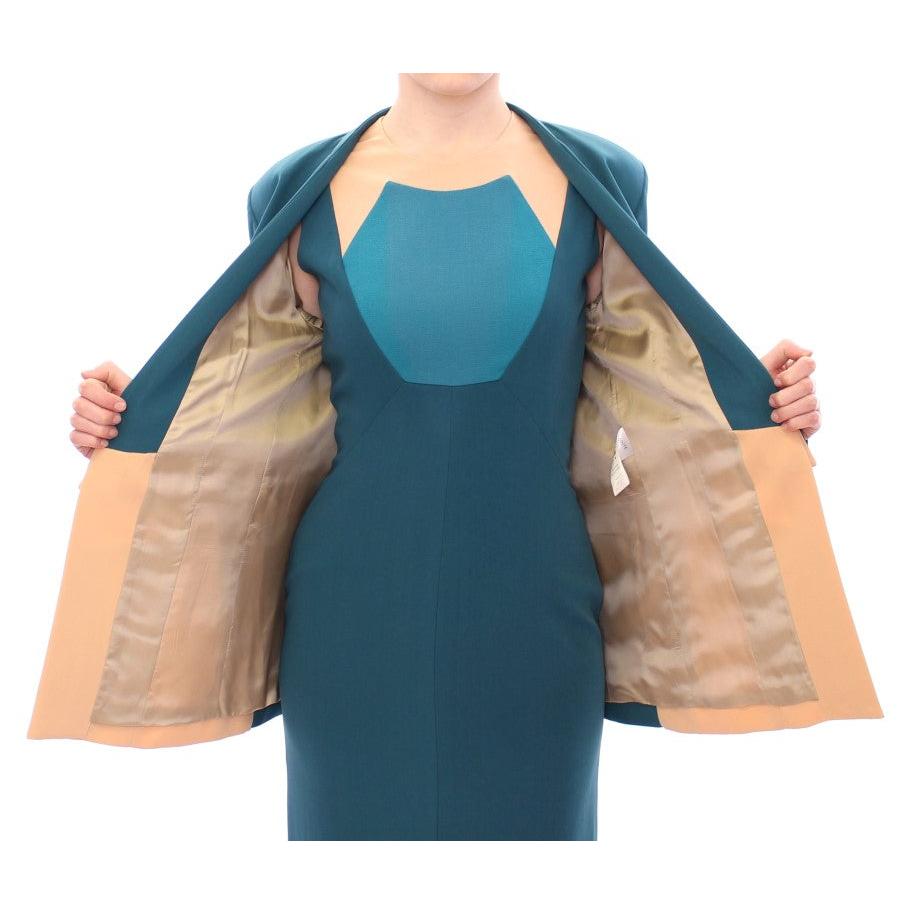 Blue stretch blazer jacket - coffeewithmee2