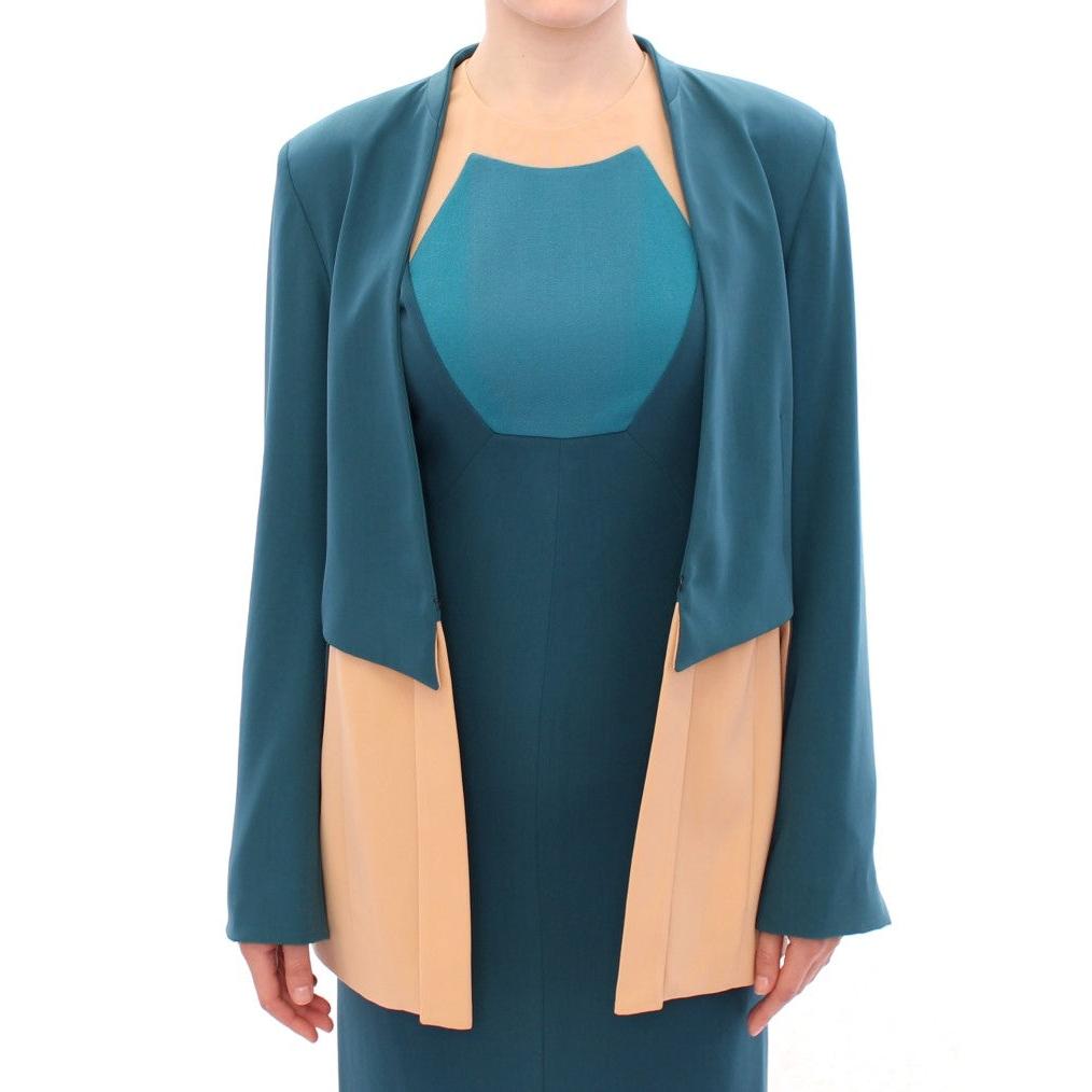 Blue stretch blazer jacket - coffeewithmee2