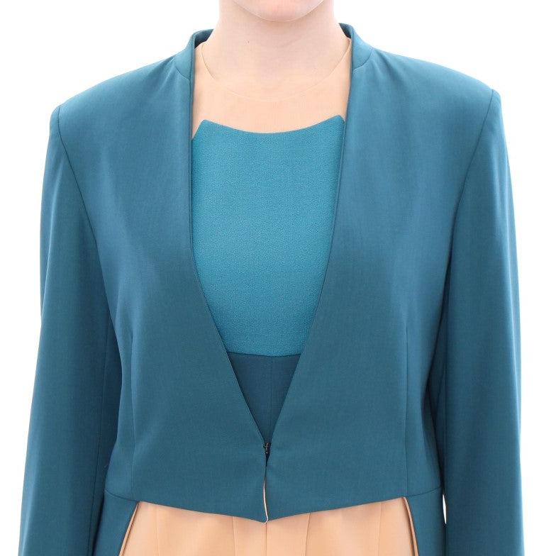 Blue stretch blazer jacket - coffeewithmee2
