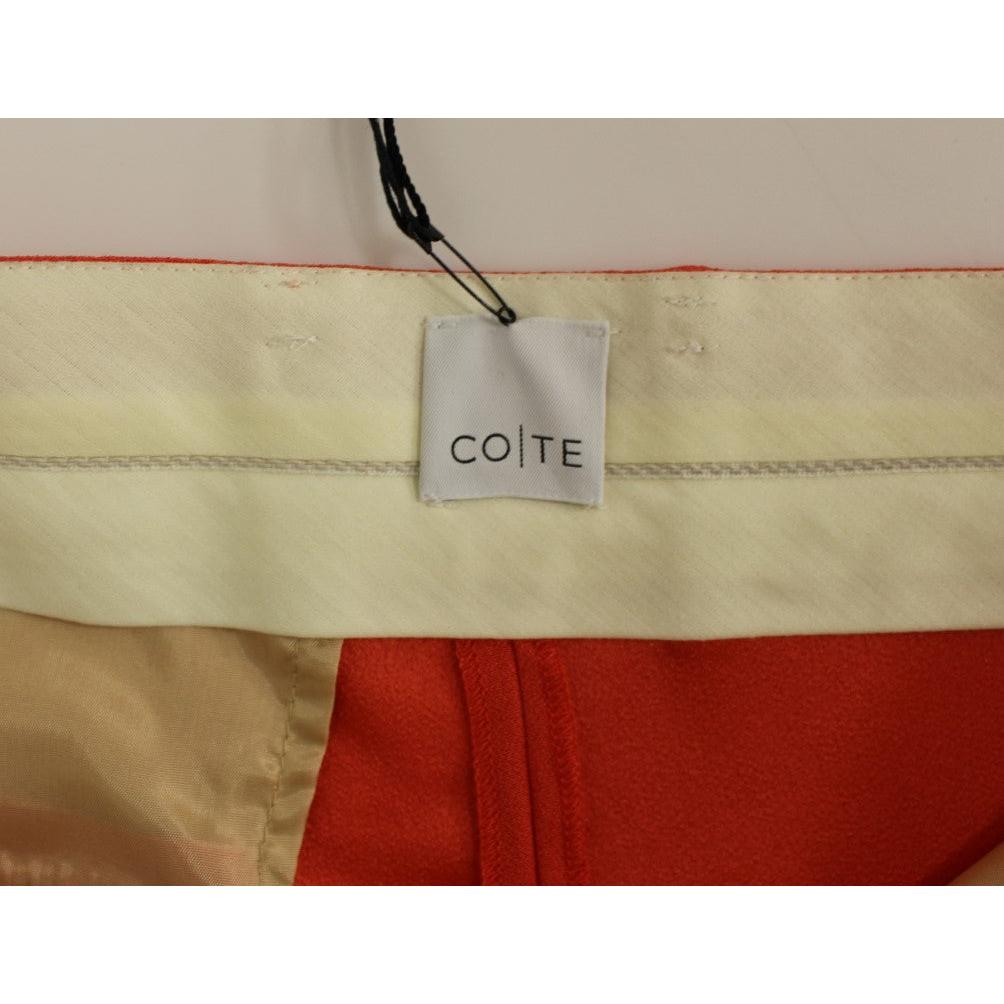 Orange boyfriend stretch pants - coffeewithmee2