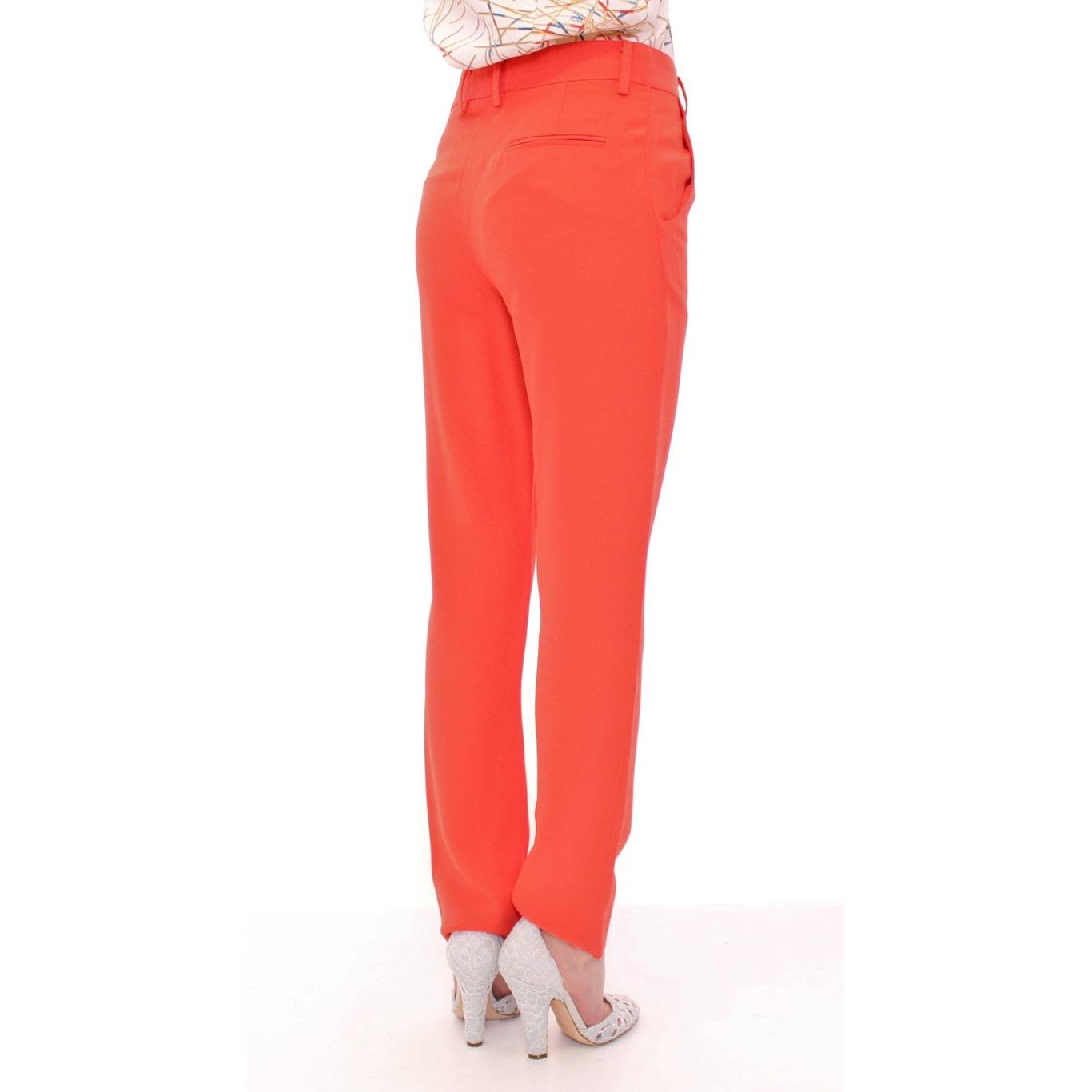 Orange boyfriend stretch pants - coffeewithmee2