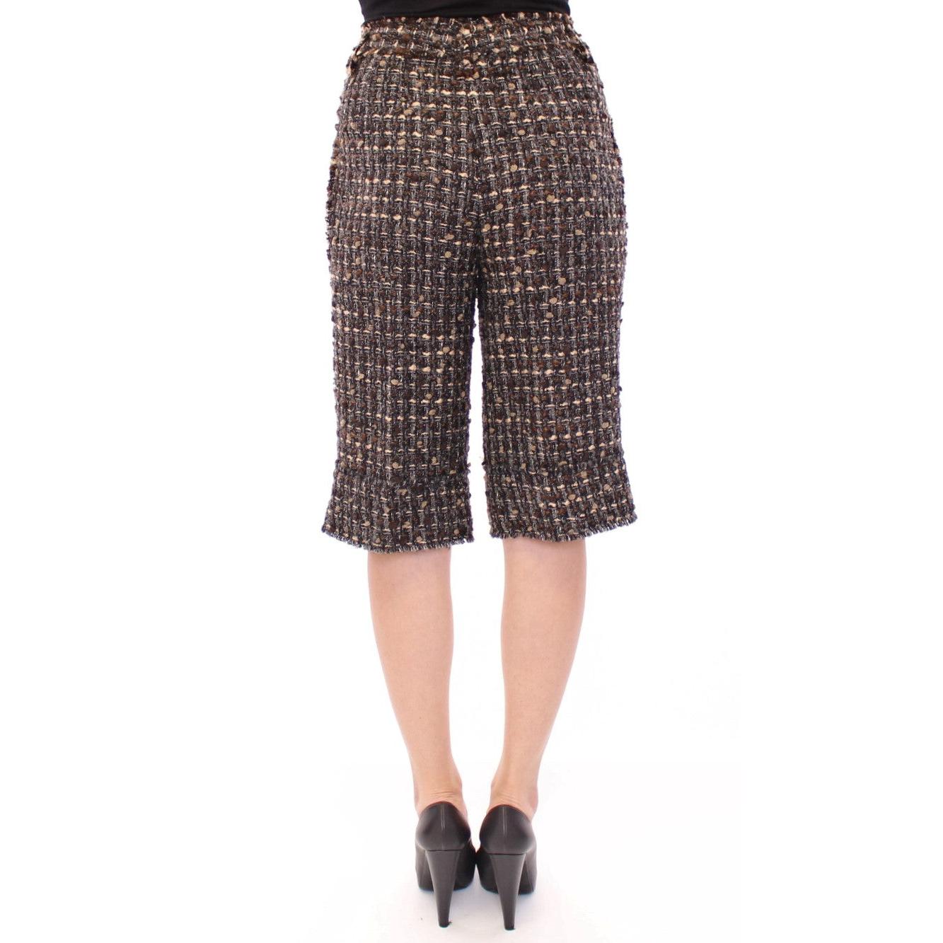 Multicolor wool shorts pants - coffeewithmee2
