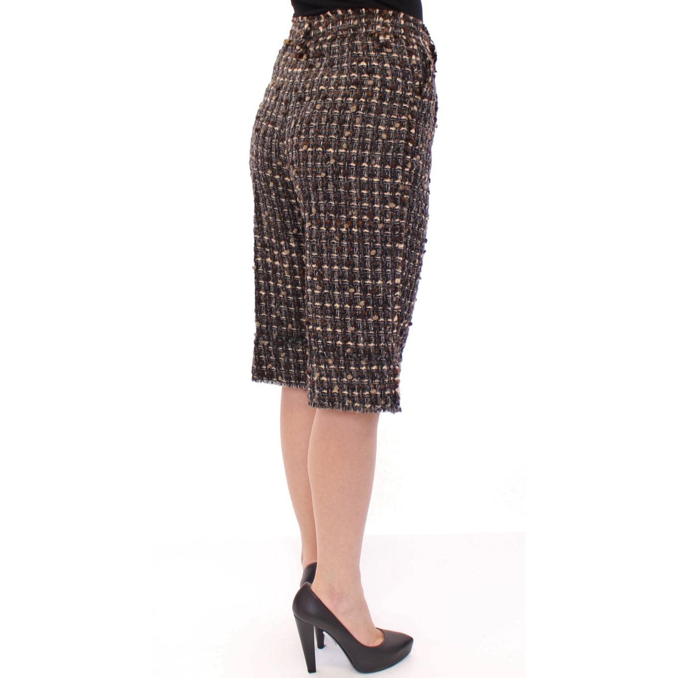 Multicolor wool shorts pants - coffeewithmee2