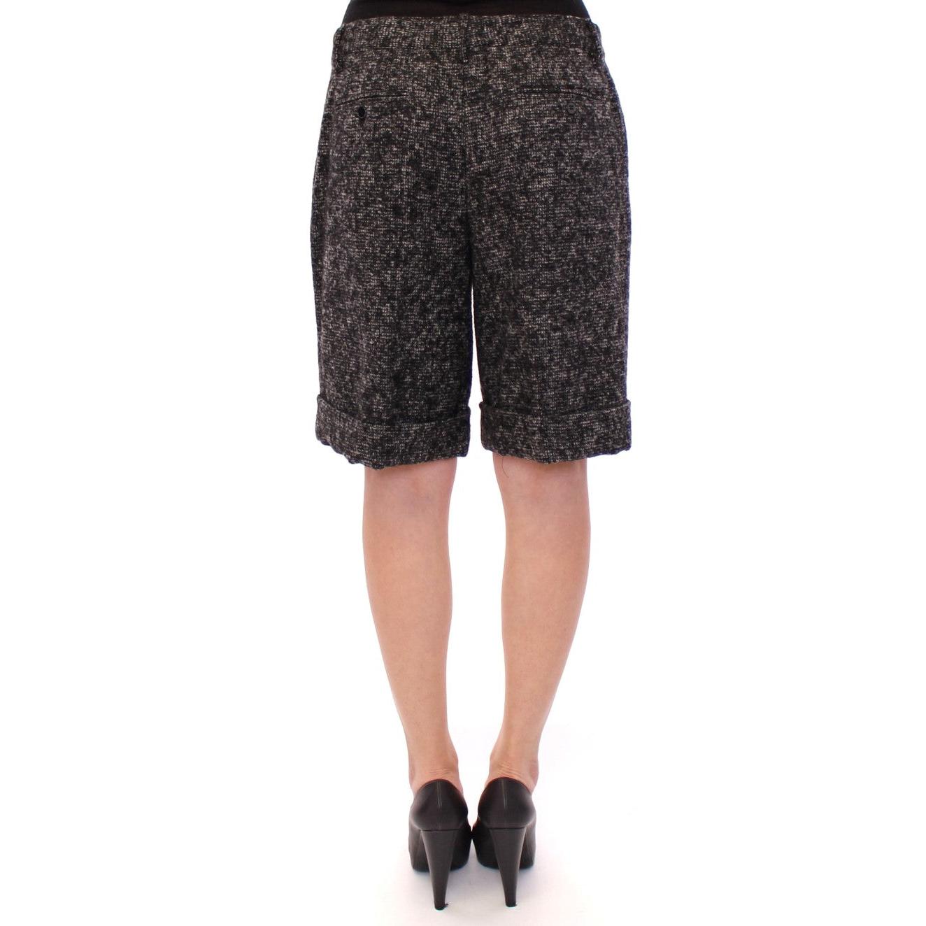 Gray wool shorts pants - coffeewithmee2
