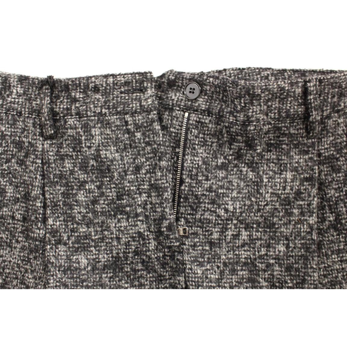 Gray wool shorts pants - coffeewithmee2