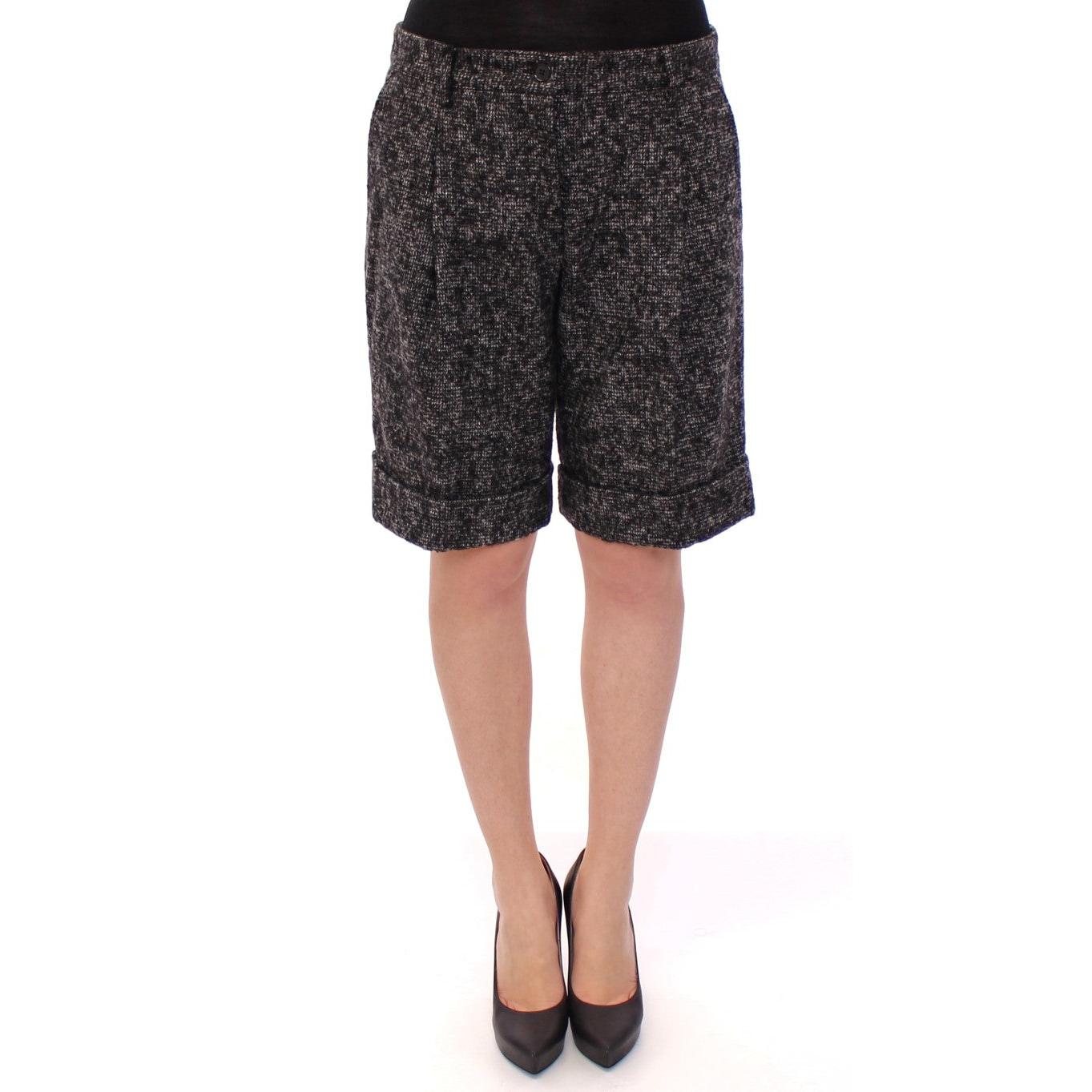Gray wool shorts pants - coffeewithmee2