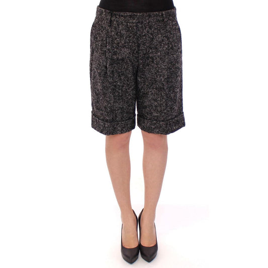 Gray wool shorts pants - coffeewithmee2