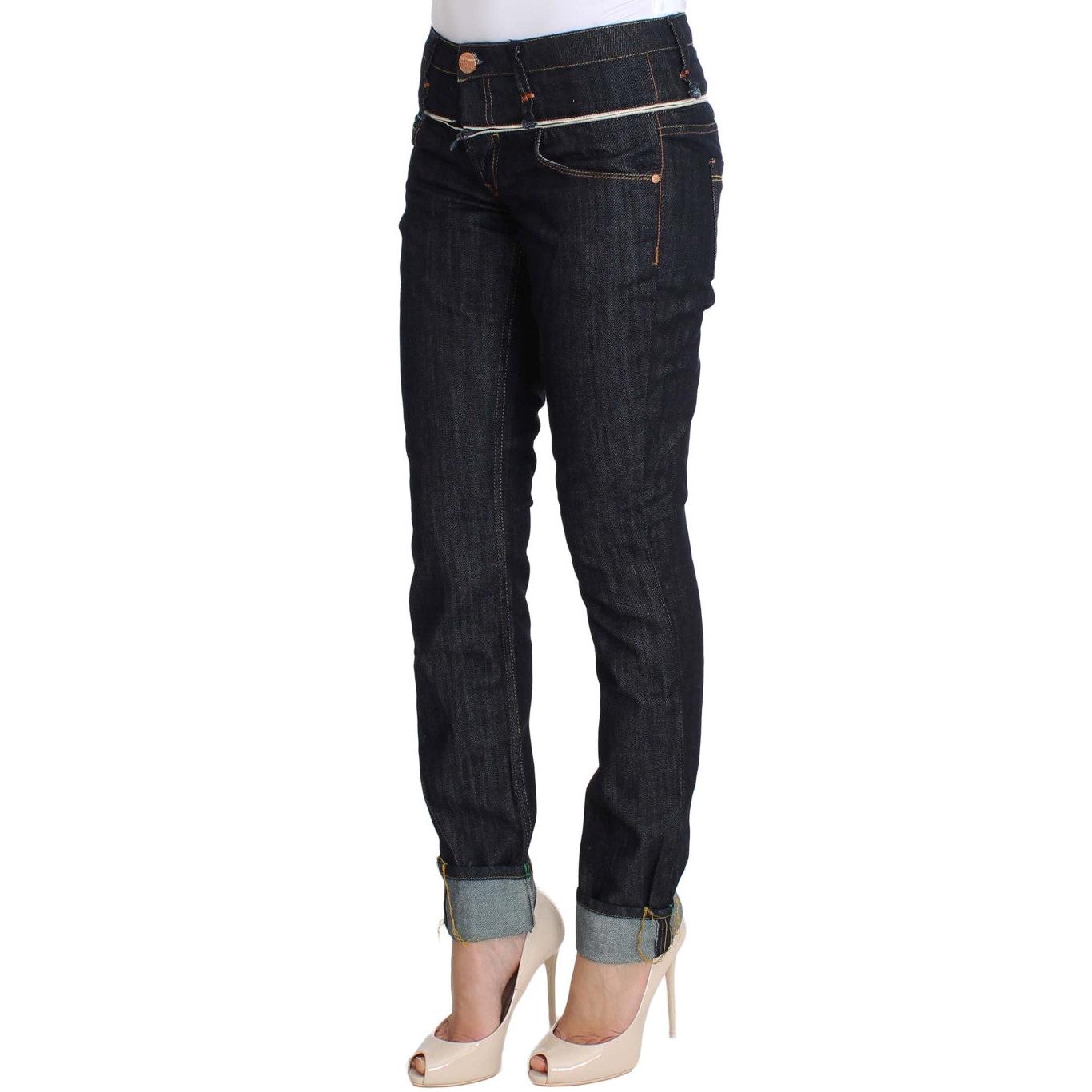 Blue Denim Cotton Bottoms Straight Fit Jeans - coffeewithmee2