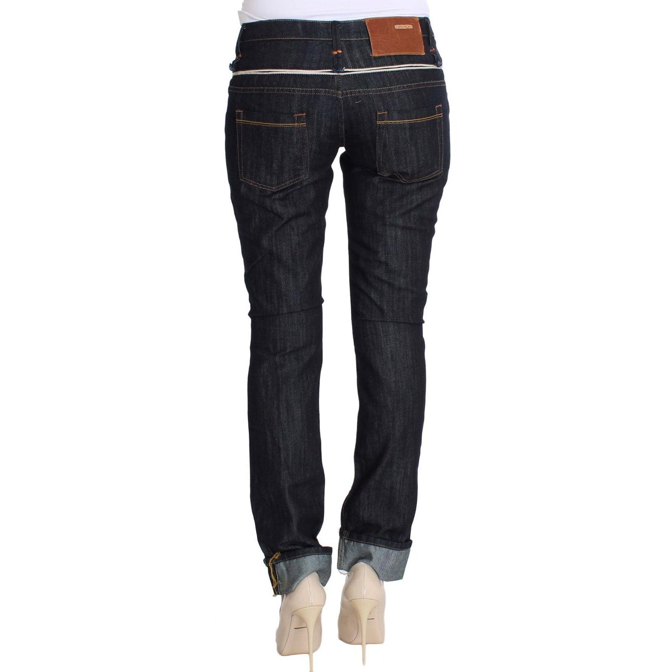 Blue Denim Cotton Bottoms Straight Fit Jeans - coffeewithmee2