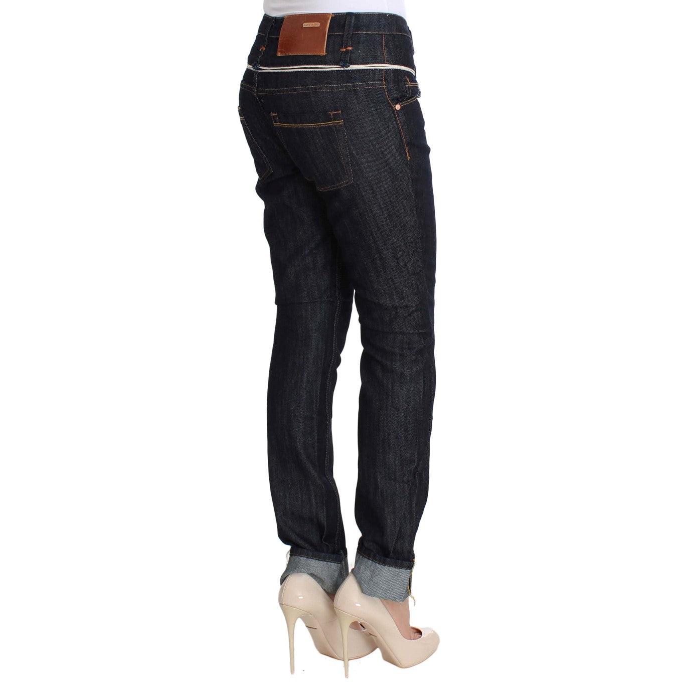 Blue Denim Cotton Bottoms Straight Fit Jeans - coffeewithmee2