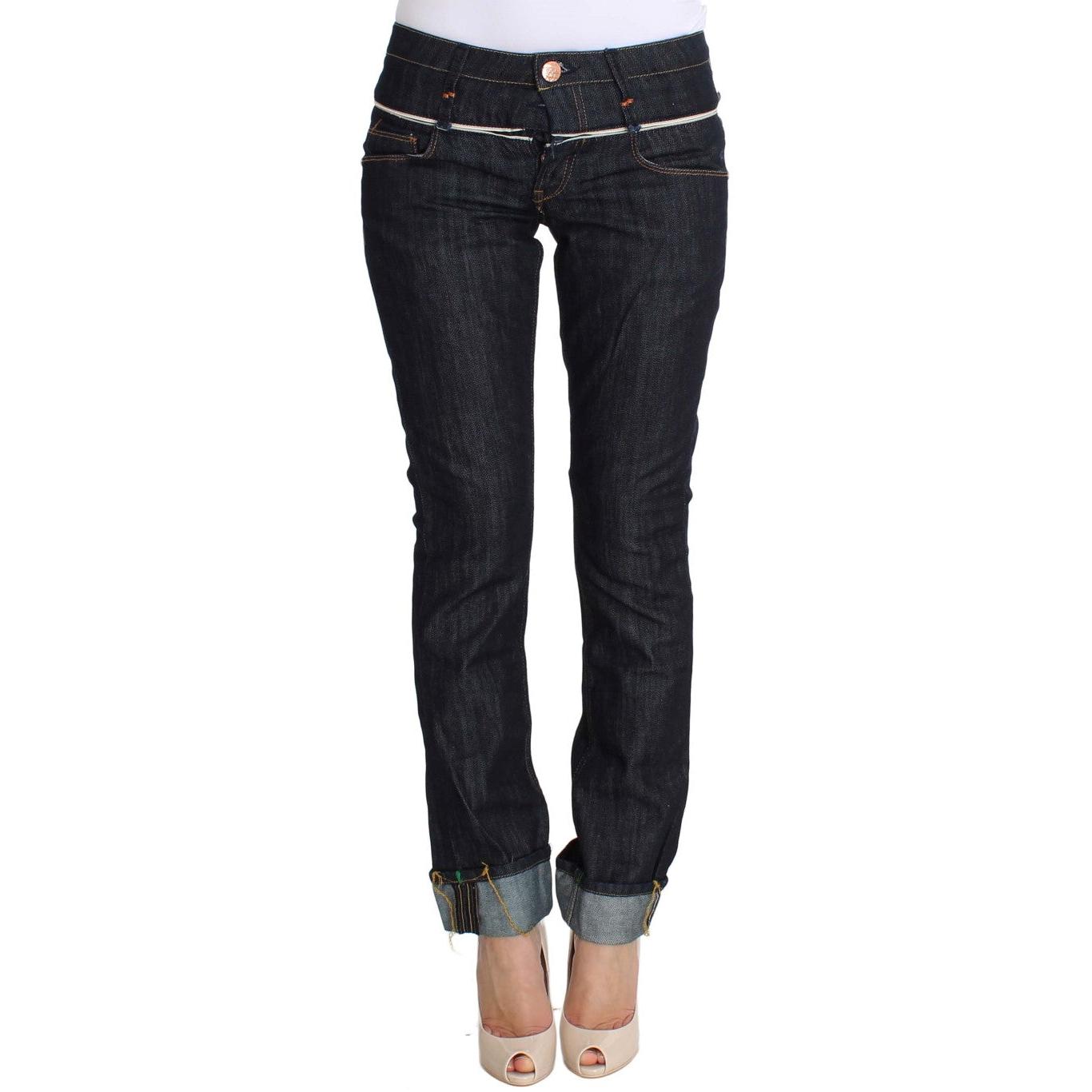 Blue Denim Cotton Bottoms Straight Fit Jeans - coffeewithmee2