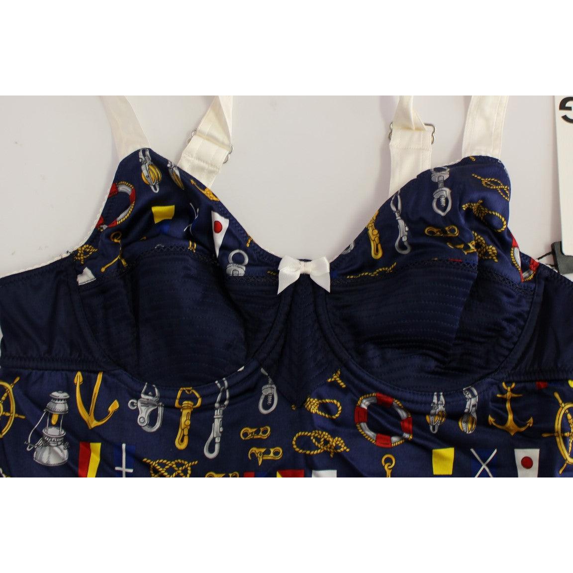 Blue Sailor Motive Tank Top - coffeewithmee2