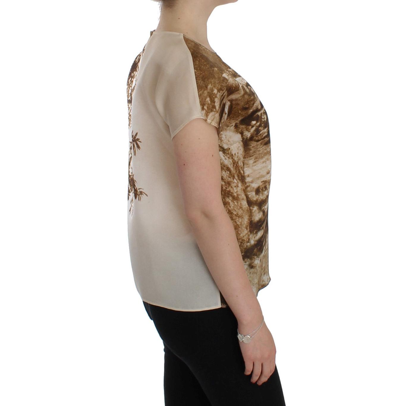 Brown Taormina silk blouse - coffeewithmee2