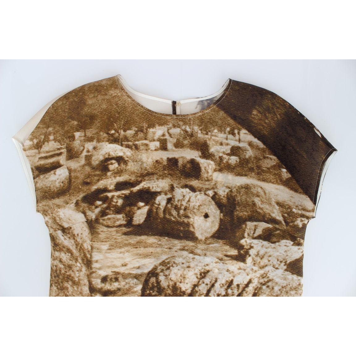 Brown Taormina silk blouse - coffeewithmee2