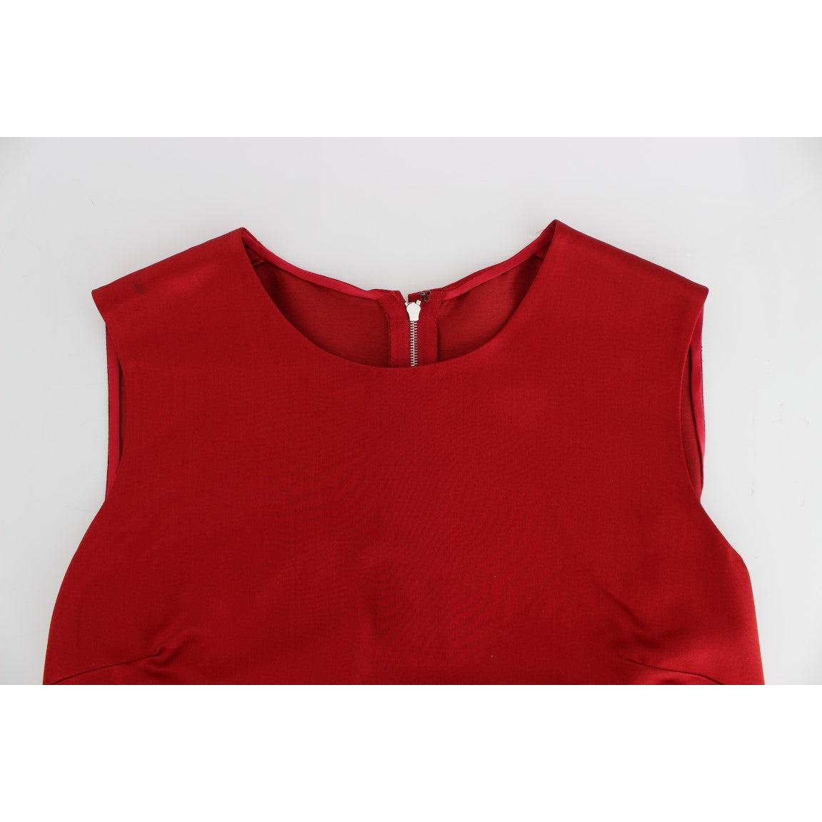 Red Silk Tank Top - coffeewithmee2